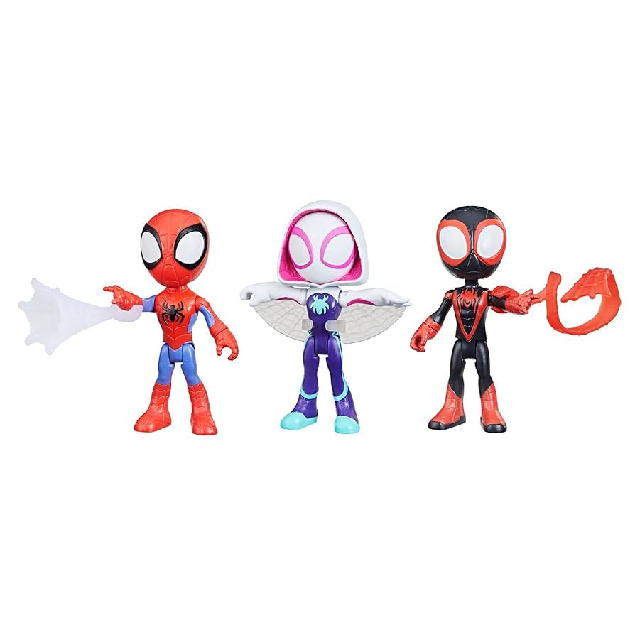 特撮 Marvel Universe 3 3/4in  Exclusive Action Figure 3-Pack Spider-Man and His Amazing Friends (Firestar Spider-Man and Marvel Legends Exclusives Spider-Man and His Amazing Friends 3